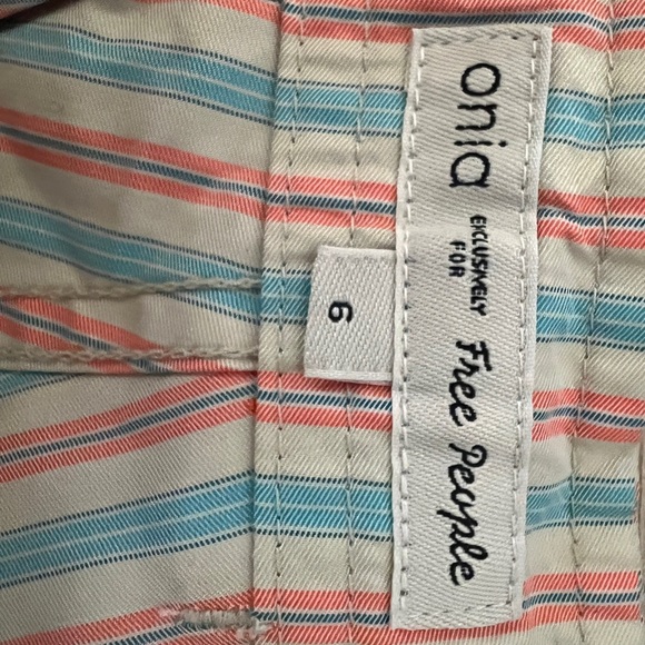Onia for free people Striped Multicolor Shorts - Picture 7 of 7
